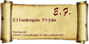 Ellenbogen Frida névjegykártya